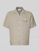 Relaxed fit vrijetijdsoverhemd van een mix van katoen en viscose