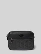 Schoudertas met glad leer