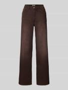 Wide leg jeans van katoenmix, model 'JUICY'