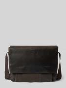 Schoudertas van echt leer