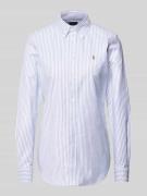 Overhemdblouse met streepmotief