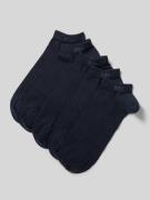 Sneakersokken met labelopschrift, model 'Uni Color'