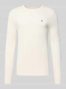 Regular fit gebreide pullover van zuiver katoen