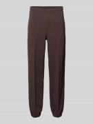 Regular fit sweatpants van katoenmix