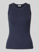 Top met ronde hals, model 'OLINA'