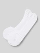 Kousenvoetjes met labeldetail, model 'Stap Medium Cut'