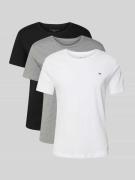 Regular fit T-shirt in een set van 3 stuks