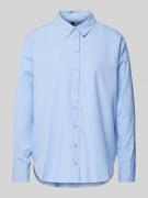 Oversized overhemdblouse van katoenmix, model 'FANNI'