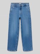 Loose fit jeans van katoenmix, model 'GIA'