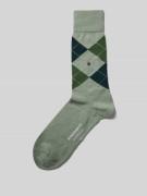 Sokken van scheerwolmix met labeldetail