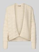 Relaxed fit gebreid jack met wol, model 'Wave'