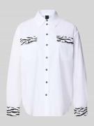 Overhemdblouse met knoopsluiting