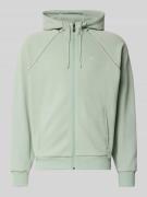 Regular fit sweatjack van katoenmix