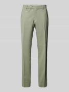Regular fit pantalon met persplooien, model 'Paco'