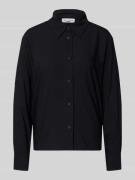 Regular fit overhemdblouse van pure viscose