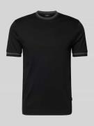 Slim fit T-shirt van puur katoen, model 'TESSLER 202'