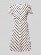 Getailleerde vrijetijdsjurk van puur katoen