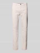 Slim fit chino van katoenmix, model 'BLEECKER'