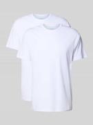 T-shirt van puur katoen in een set van 2 stuks