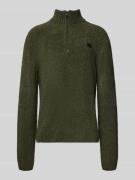 Gebreide pullover met labeldetail