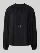 Blouseshirt met plooien, model 'Brigida'