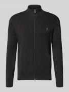 Gebreid jack met ritssluiting