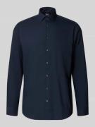 Regular fit zakelijk overhemd met knoopsluiting