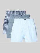 Boxershort met elastische band in een set van 3 stuks