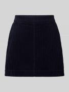 Corduroy rok in minilengte