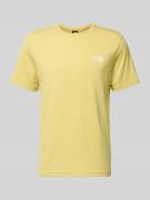 T-shirt met labelprint