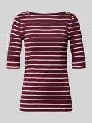 Regular fit T-shirt met 1/2-mouwen, model 'JUDY'