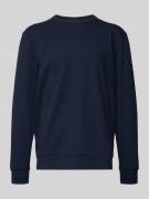 Regular fit shirt met lange mouwen van katoenmix