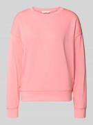 Sweatshirt van viscosemix met ronde hals, model 'Ima'