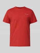 Slim fit T-shirt van puur katoen