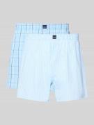 Boxershort met elastische band in een set van 2 stuks