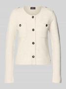 Gebreid jack met borstzakken