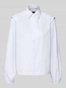 Regular fit blouse met lange mouwen van puur katoen, model 'C_BOSALLY'