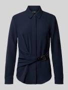 Overhemdblouse in wikkellook, model 'KRESHAY'