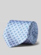 Stropdas van zijde in all-over look (7 cm)