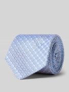 Stropdas van zijde in all-over look (7 cm)