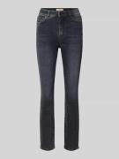 Skinny fit jeans van katoenmix, model 'SAUNA'