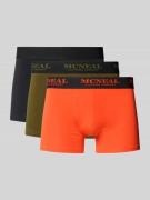 Boxershort met elastische band met logo in een set van 3 stuks
