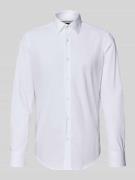 Regular fit zakelijk overhemd met stretch