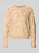 Gebreide pullover met ronde hals