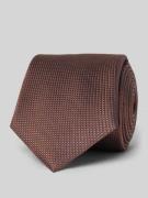 Stropdas van zijde met structuurmotief (6 cm)