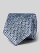 Stropdas van zijde in all-over look (7,5 cm)