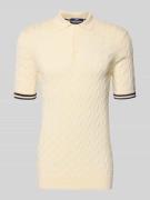 Poloshirt met labelstitching