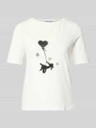 T-shirt met motiefprint