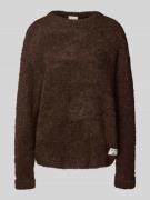 Regular fit pullover met wol, model 'Larisa'