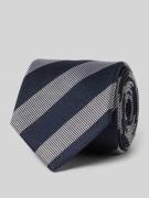 Stropdas van zijde in all-over look (8 cm)